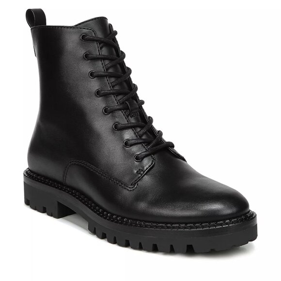 Vince Women's Cabria Lug Water Repellent Lace Up Booties Boots sz 9 Euro 39 - Picture 1 of 4